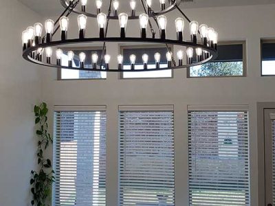 Living Room Light Installation Project