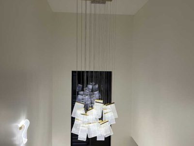 Crystal Staircase Pendant Chandelier