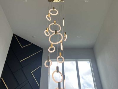 Luxury Crystal Led Ring Chandelier
